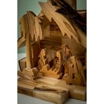 Figurine Personnages de la Nativité en bois d'olivier (5" X 5") / Olive Wood Figurine - Nativity (5" X 5")