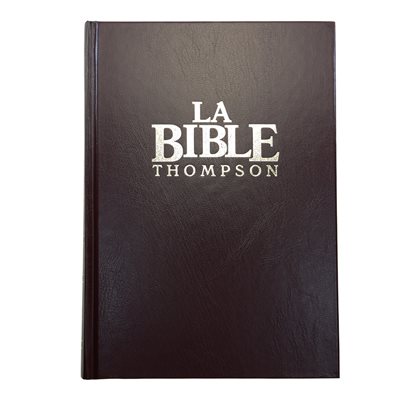 La Bible Thompson - Version Colombe, Couverture rigide, sans Onglets, Tranches blanches