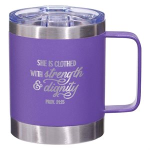 Mug She is Clothed with Strength Prov. 31:25