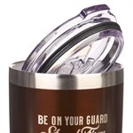 Stand Firm Brown Stainless Steel Mug - 1 Corinthians 16:13