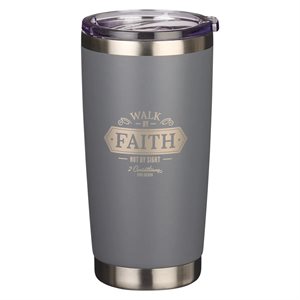 Walk By Faith, Insulated Stainless Steel Mug