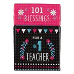 101 Blessings for a #1 Teacher Cards - A Box of Blessings