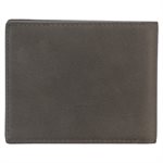Portefeuille en Cuir Véritable Gris (Sel de la Terre) / Salt Of The Earth Gray Genuine Leather Wallet