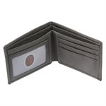 Portefeuille en Cuir Véritable Gris (Sel de la Terre) / Salt Of The Earth Gray Genuine Leather Wallet