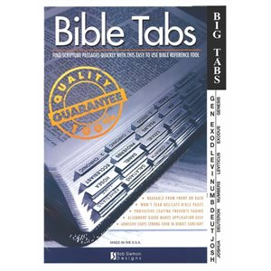 Bible Tabs Big: Large Print - Old & New Testaments