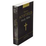 Old Scofield Study Bible Classic Edition, KJV, Bonded Leather black
