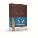 NIV Large-Print Pew and Worship Bible, hardcover, burgundy