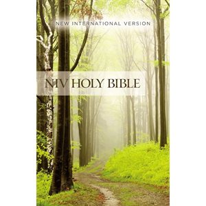 NIV Value Outreach Bible (softcover, green forest path)