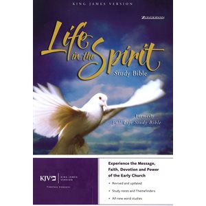 KJV Life in the Spirit Study Bible, Bonded Leather, Black (Previously titled The Full Life Study Bible)