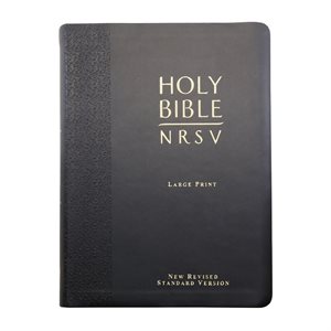NRSV Large print Bible Deluxe