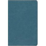 CSB Personal-Size On-The-Go Bible (Soft leather-look, steel blue)