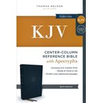 KJV Center Column Reference Bible with Apocrypha - hardcover