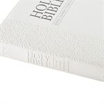 KJV Pocket Bible, Lux Leather, White