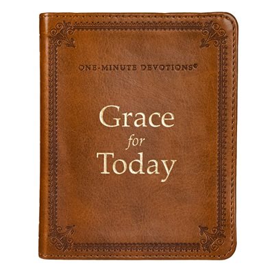 One Minute Devotions, Grace for Today, Lux-Leather