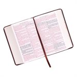 KJV Compact Large Print Lux-Leather DK Brown