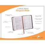 KJV Compact Large Print Lux-Leather Tan