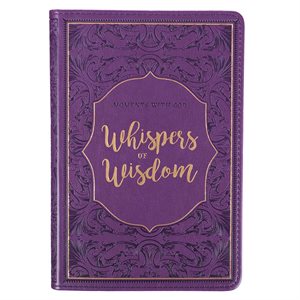 Whispers of Wisdom Devotional - Leather Bound