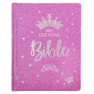 My Creative Bible for Girls - ESV Journaling Bible (Purple Glitter)
