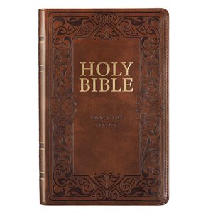 KJV Gift Edition Bible--imitation leather, brown