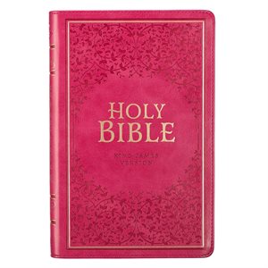 KJV Gift Edition Bible--imitation leather, pink