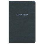 Biblia Compacta RVR 1960 Letra Grande, Piel Fab. Negra, Ind. (RVR 1960 Large-Print Compact Bible, Bon. Leather, Black, I.)