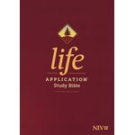 NIV Life Application Study Bible, Third Edition - hardcover, red letter