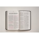 NLT Giant-Print Personal-Size Bible, Filament Enabled Edition - Soft leather-look, black / onyx