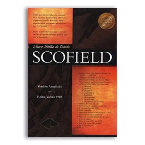 RV 1960 New Scofield Study Bible (Black Bonded Leather - Indexed) (Spanish Edition)