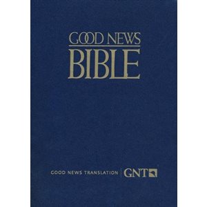 Good News Large Print Bible, 2nd Edition, Blue, Paperback