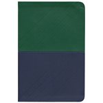 Biblia Bilingüe RVR 1960-NKJV, Piel Italiana Azul y Verde (RVR 1960-NKJV Bilingual Bible, Leathersoft Blue & Green)