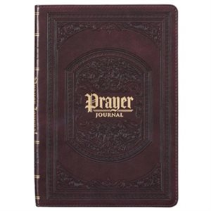 Faux Leather Prayer Journal, Brown