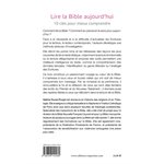 Lire la Bible aujourd’hui