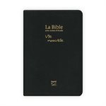 Bible Segond 21 (S21) avec Notes d’étude Vie nouvelle - Couverture Souple noire, tranche dorée, avec onglets imprimés et boîtier