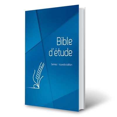 Bible d’Étude Semeur, Nouvelle Édition - Couverture Rigide Bleue, Tranche blanche