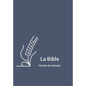Bible, Version du Semeur 2015, Skivertex bleue, avec zip (fermeture à glissière) 