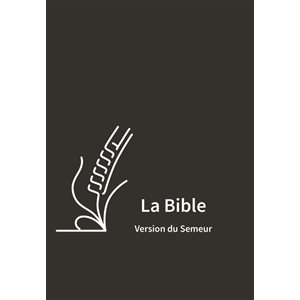 Bible, Version du Semeur 2015, Skivertex noire, avec zip (fermeture à glissière)