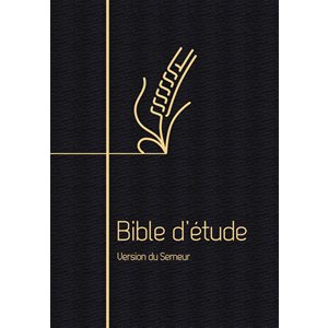 Bible d’Étude, version Semeur (Couverture souple noire, tranche dorée)