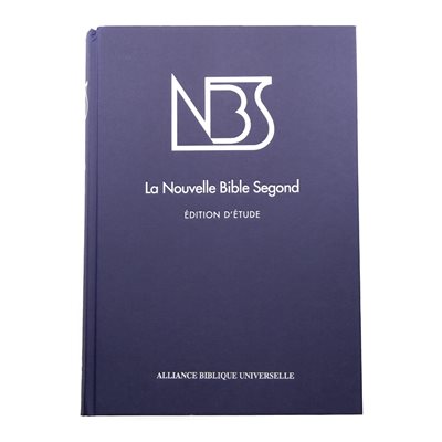 La Nouvelle Bible Segond Édition d’Étude, NBS - Couverture rigide bleue, tranche blanche